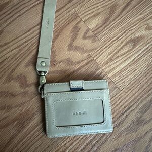 Andar Beige Card Holder RFID